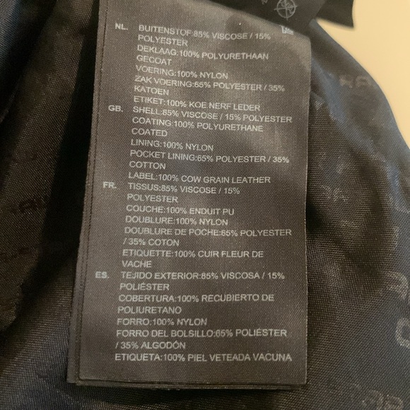 G-STAR RAW Men’s Leather Jacket - Picture 16 of 16